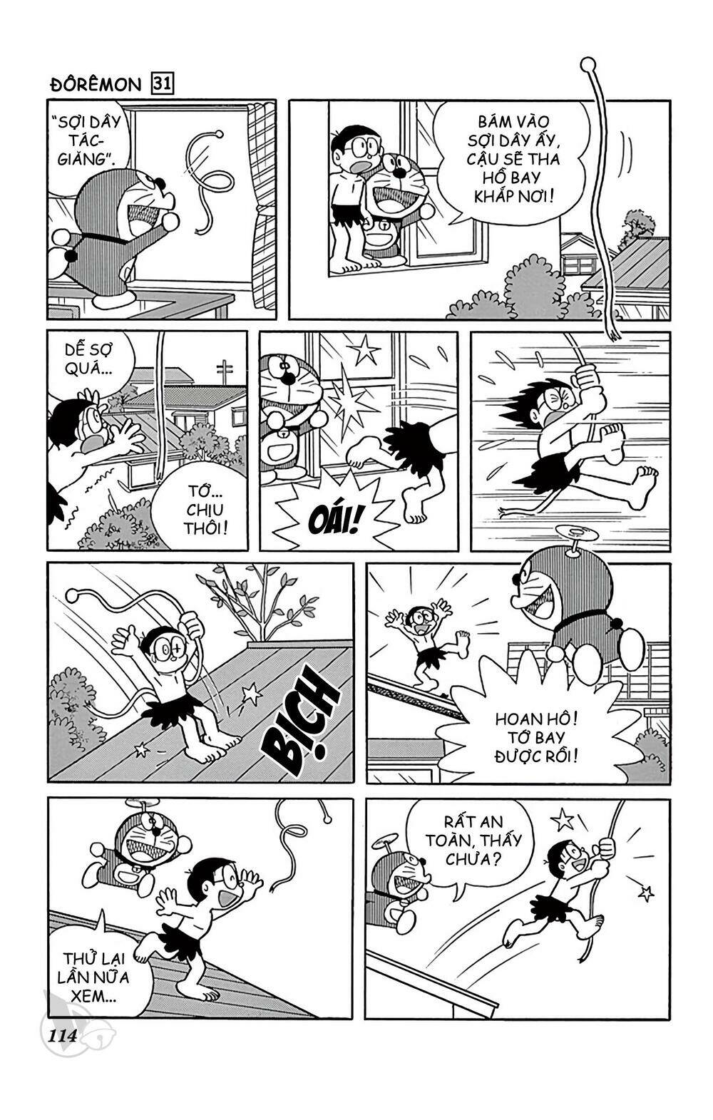 doraemon chapter 558: quần đùi tarzan - Trang 2