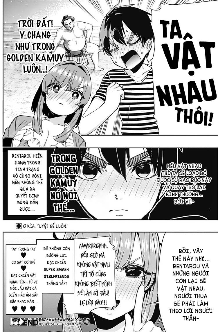 kimi no koto ga dai dai dai dai daisuki na 100-ri no kanojo chapter 66: trò chơi bÓng tỐi! bắt đầu!!! - Next chapter 67: giải sumo rái cá đỉnh của chóp