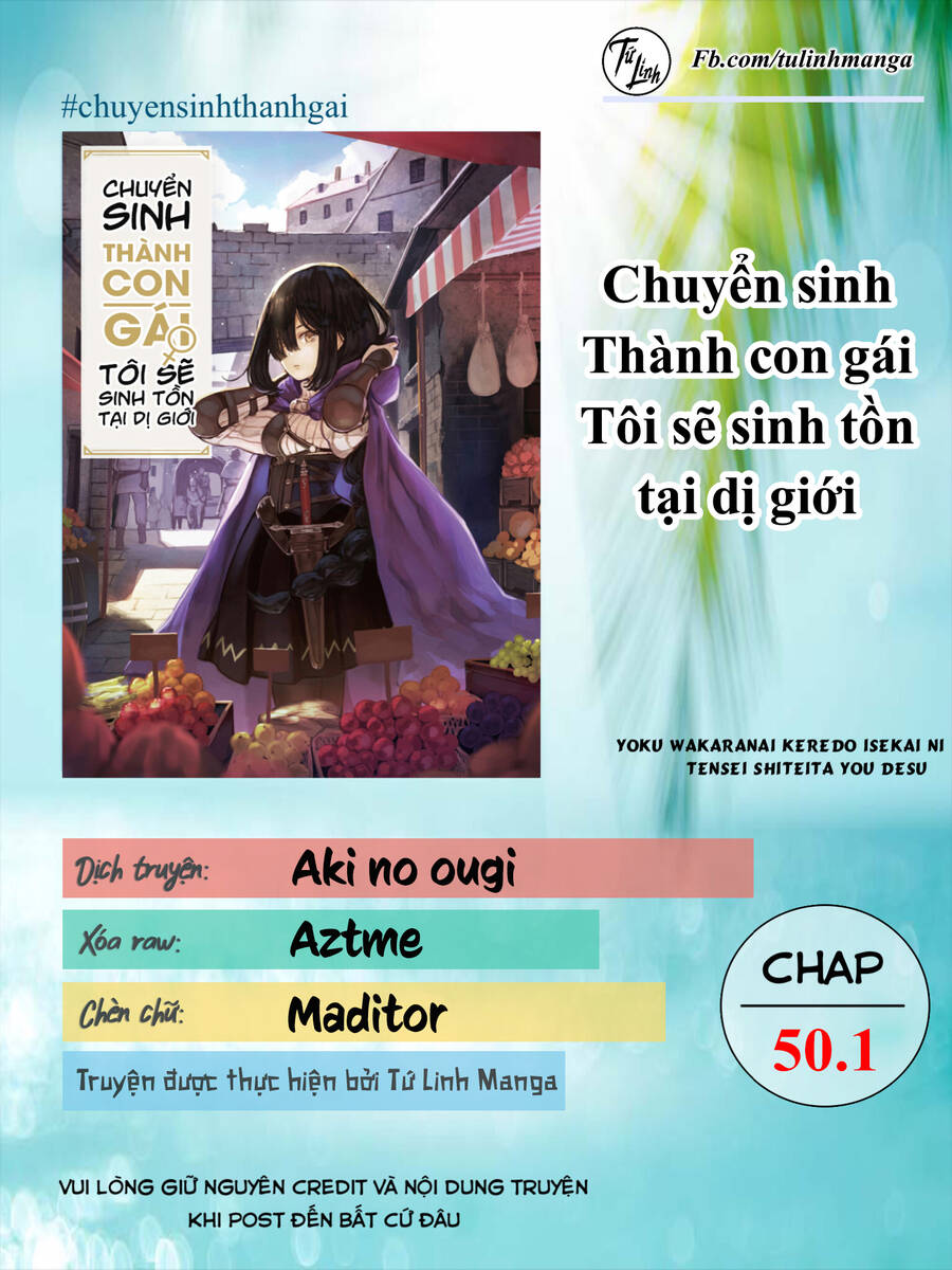 chuyển sinh thành con gái, tôi sẽ sinh tồn tại dị giới Chapter 50.1 - Trang 2